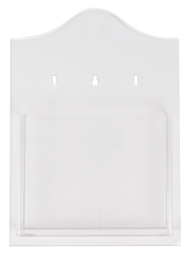 Acrylic Bencher / Kiddush Levanah Holder Large Clear 11.5x16"-0