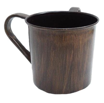 Washing Cup Dark Wood Texture `-0