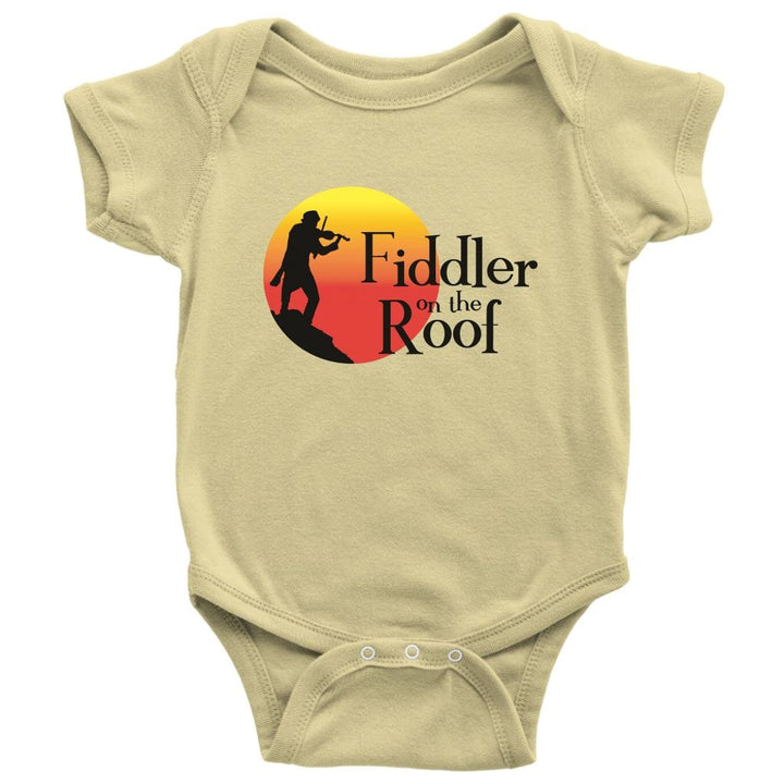 Baby Bodysuit Fiddler on the Roof in Colors T-shirt Baby Bodysuit Lemon NB