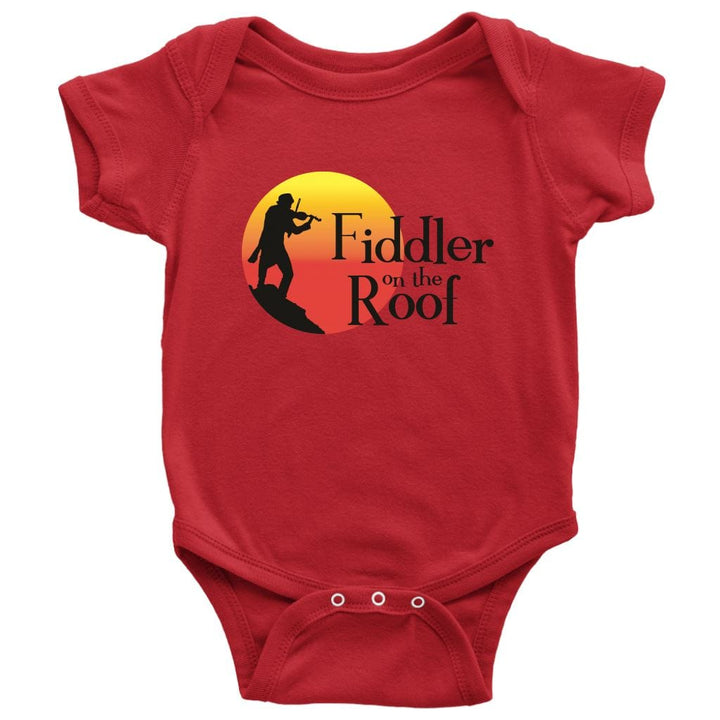 Baby Bodysuit Fiddler on the Roof in Colors T-shirt Baby Bodysuit Red NB