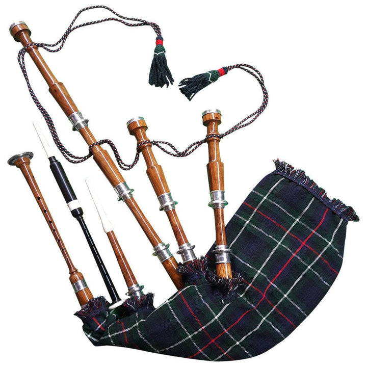 Black & Rosewood Irish Bagpipes With Full Metal Fittings In All Finishes Rosewood Classic 