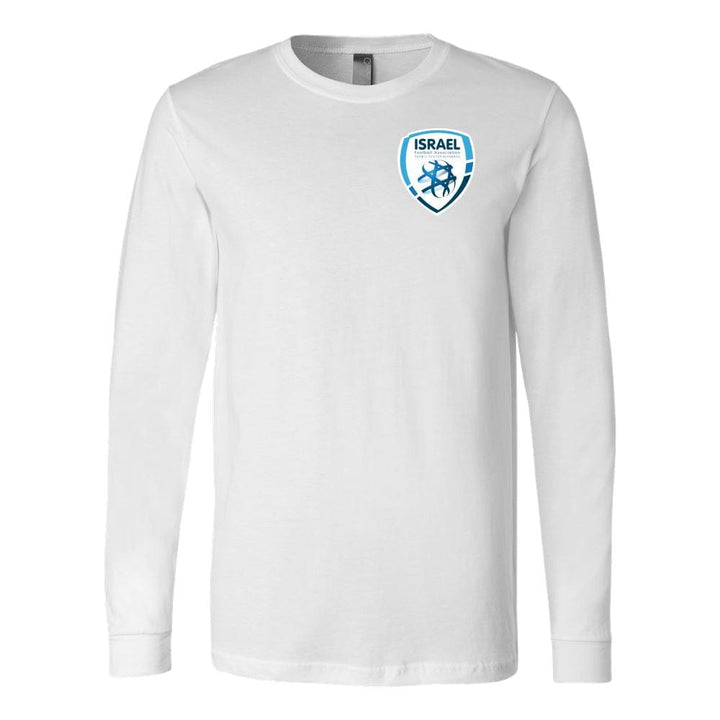 Canvas Men's Shirt Israel Football League T-shirt Canvas Long Sleeve Shirt White S