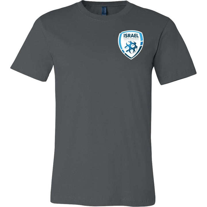 Canvas Men's Shirt Israel Football League T-shirt Canvas Mens Shirt Dark Grey S