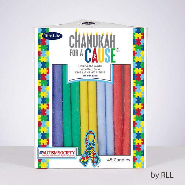 Chanukah For A Cause™, Candles For Autism, 45/box HAN 