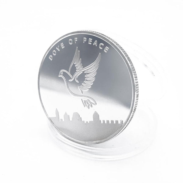 Commemorative Coin Medal Souvenir Dove Peace Jerusalem Coin coins 