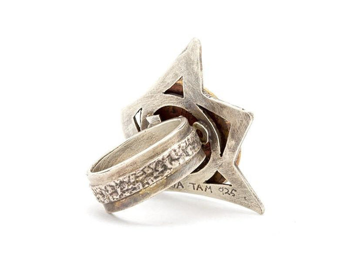 Crowned Israeli Coin Ring - Sterling Silver RINGS 