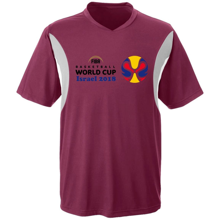FIBA Israel Championship Sport Jersey T-Shirts Maroon X-Small 
