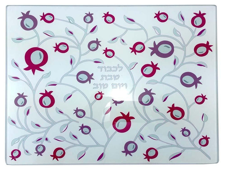 Glass Challah Tray Collection Heated Unbreakable Glass Trays 