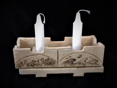 Hidden Shabbat Box Candlesticks 