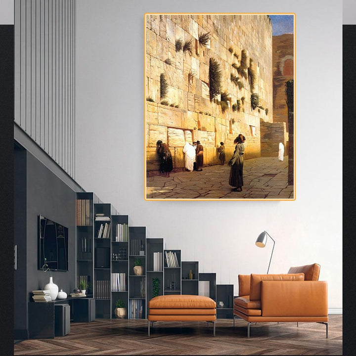 Jerusalem Canvas Oil Painting Wall Art art 