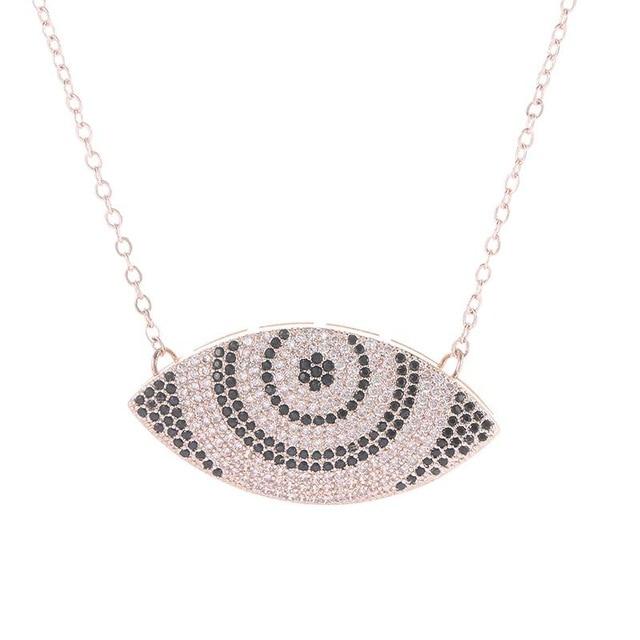 Jewish Gift Evil Eye Necklace For Women Pendant Necklaces necklace Rose Gold Necklace 