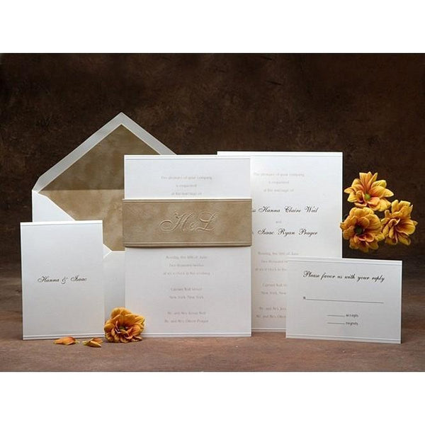 Jewish Wedding Invitations Beige Add Thank You Cards 