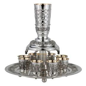 Savion 8-Cup Sterling Wine Fountain