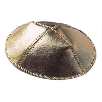 Leather Kippah Skull Caps 