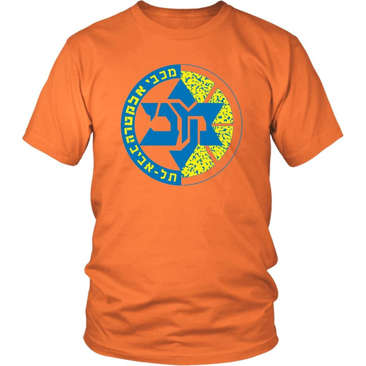 Maccabi Tel Aviv Sport T-Shirts T-shirt District Unisex Shirt Orange S