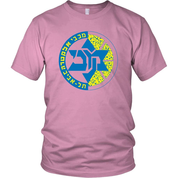 Maccabi Tel Aviv Sport T-Shirts T-shirt District Unisex Shirt Pink S