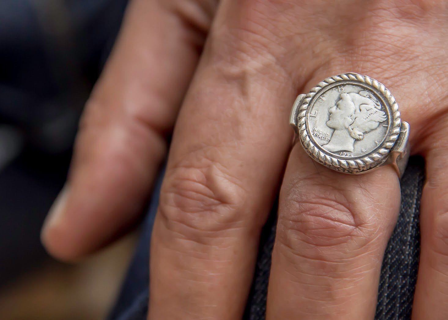 Mercury hot sale dime ring