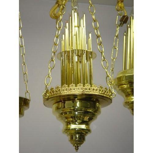 Ner Tamid Synagogue Eternal Brass Lamp Lighting 