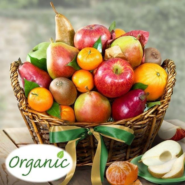 Organic Bountiful Fruit Basket Kosher Gift Basket 