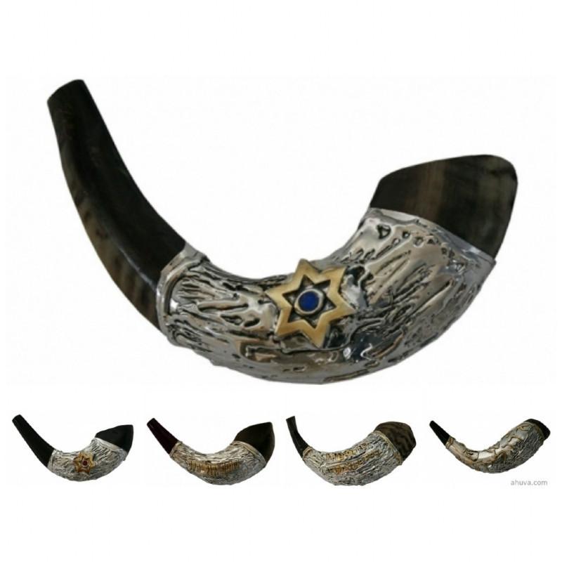 Metal Horn Helmet From Central Asia With Marco Polo Ram's -   Israel