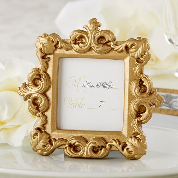 "Royale" Gold Baroque Place Card/Photo Holder "Royale" Gold Baroque Place Card/Photo Holder 