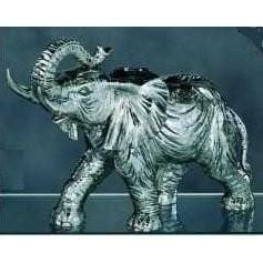 Silver African Elephant Figurines 280 mm 