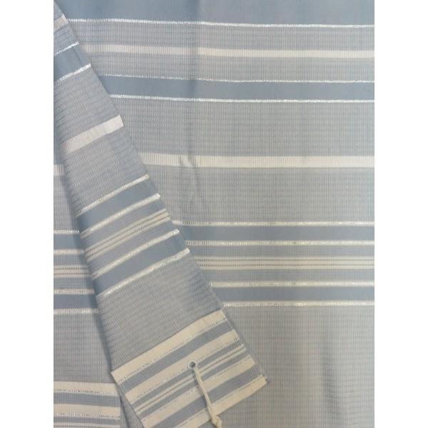 Tallit - Sapir Shades Of Blue On Wool 43x63" (110/160 cm) #45 