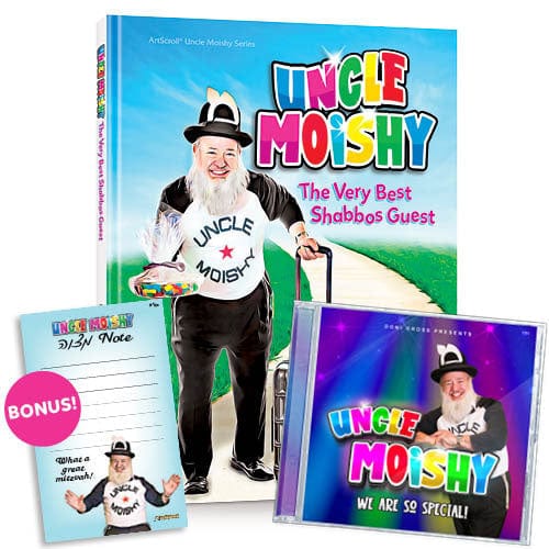 Uncle moishy book + cd kit Jewish Books 