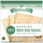 Yehuda Passover Matzah from Israel Gluten Free High Fiber Matzo Squares 10.5 oz 