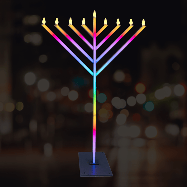 Chabad Display Menorah SUPER LUX 6 ft. LED