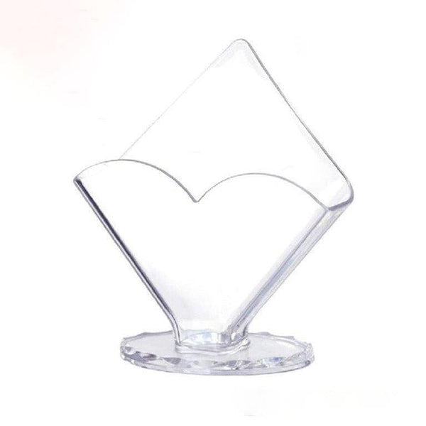 Acrylic standing napkin stand 4" x 6"-0