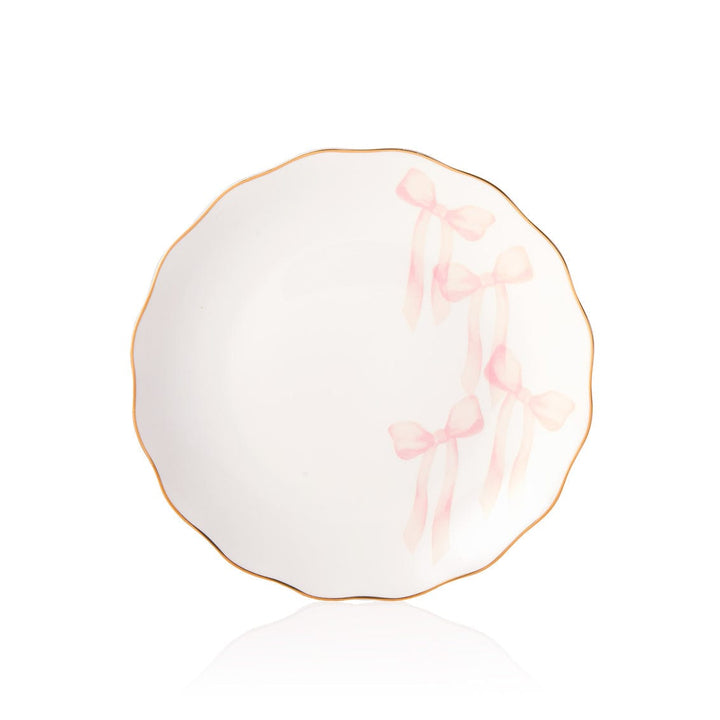 Painterly Bow Din Plate Os-1