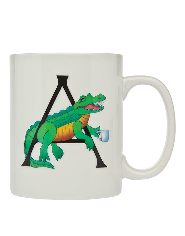 Aligator Letter A 18 Oz Mug-0