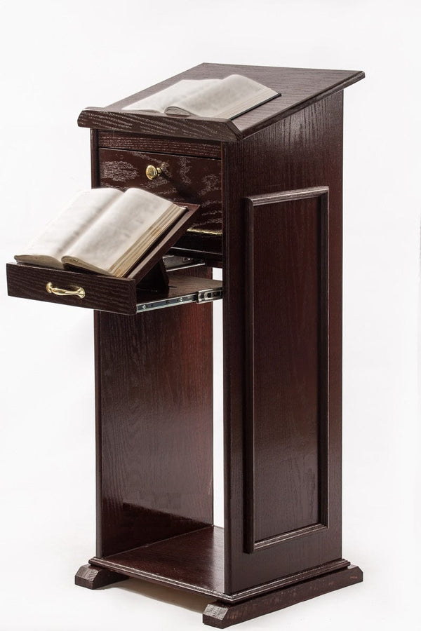 Shtender Lectern Stand & Seat - Deluxe Solid Wood