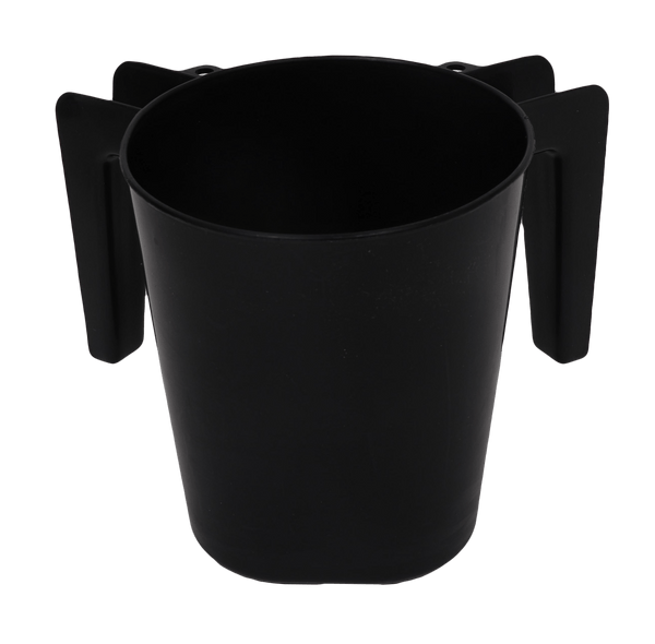 Plastic Washing Cup Metallic Black (Single pc)-0