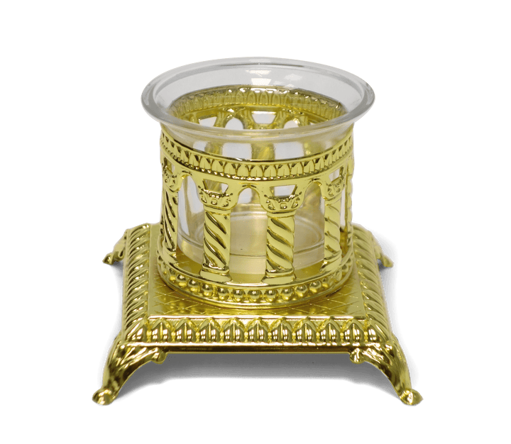 Salt Holder Royal Palace Design Gold plated Single-0