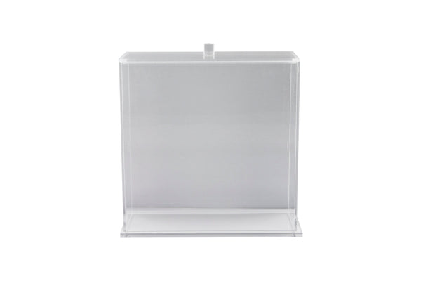 Acrylic Square Matzah Box Holder 8x8x3"..-0