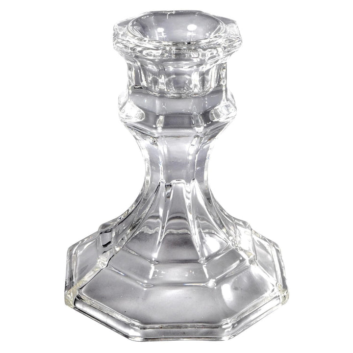 Glass Candleholder, 4"-0