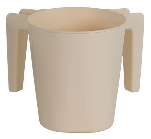 Plastic Washing Cup Pastel Cream (Case Quantity 150 PC)-0