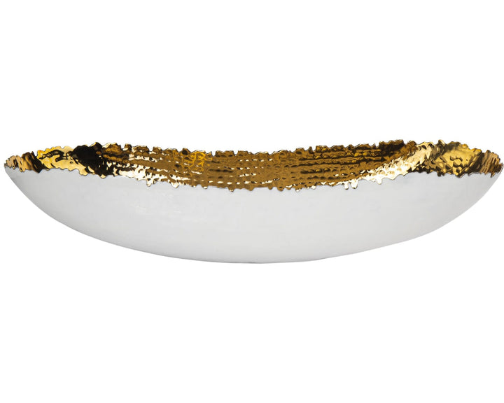 19" White/gold Centerpiece-0