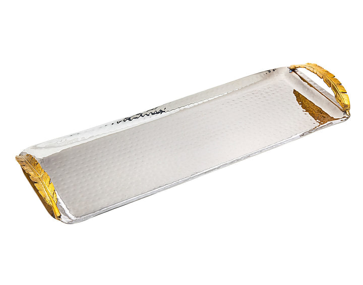 Gold Leaf Hammered Bowl-1