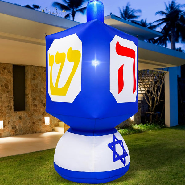 Jumbo 6FT Hanukkah Decoration Dreidel Inflatable