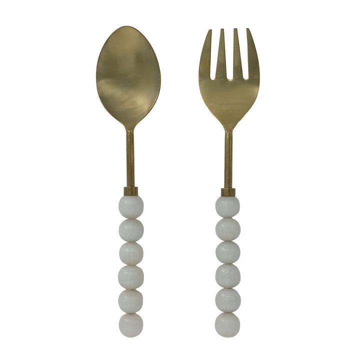 Hyaline Salad Servers S/2-4