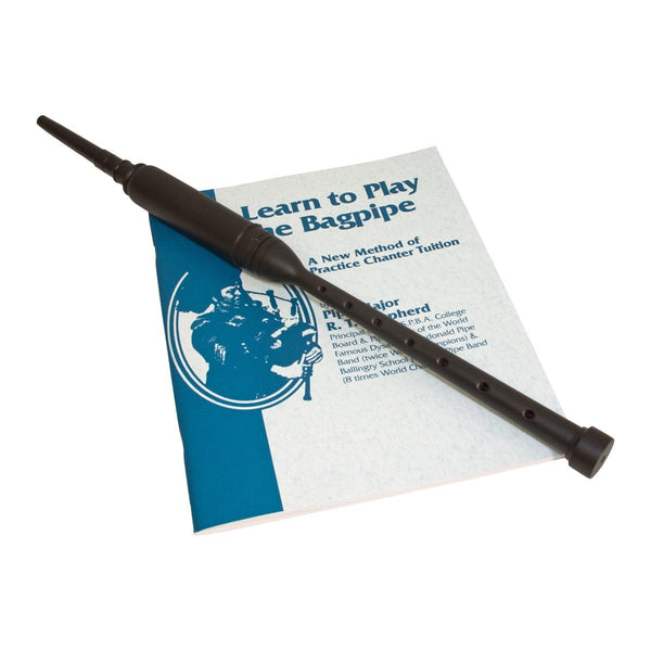 Roosebeck BAGLRB Black Sheesham Practice Chanter with Book and Audio