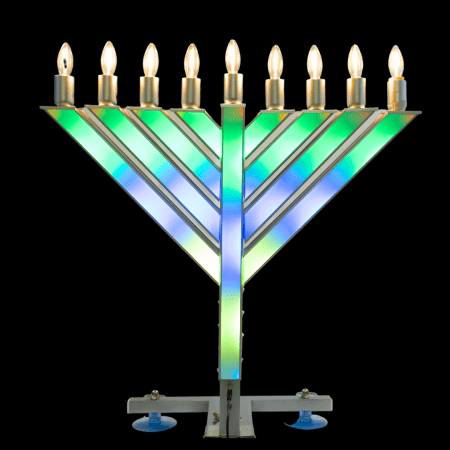 New Chabad LUX 2 ft. LED Car Display Menorah