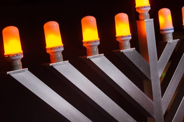 LED Flame Bulbs For Medium or Small Large Display Menorahs