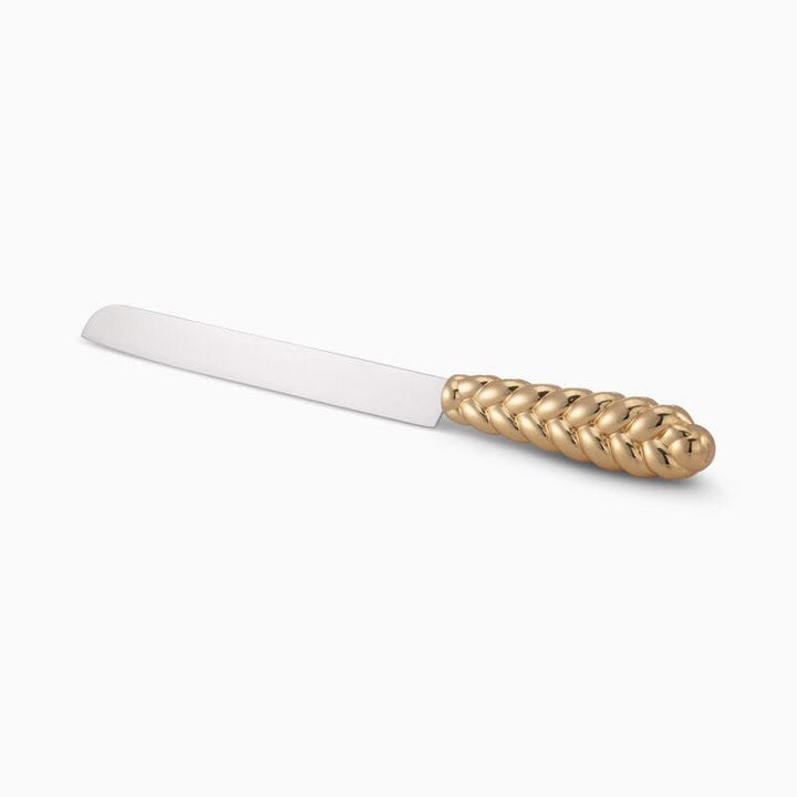 Challah Knife Gold Non serrated By Hazorfim-0