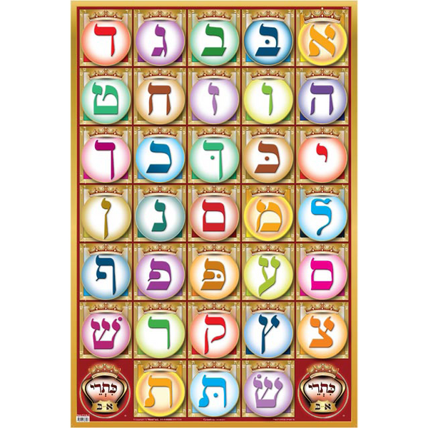 Small Poster - Alef Beis - Color 13"× 19"-0