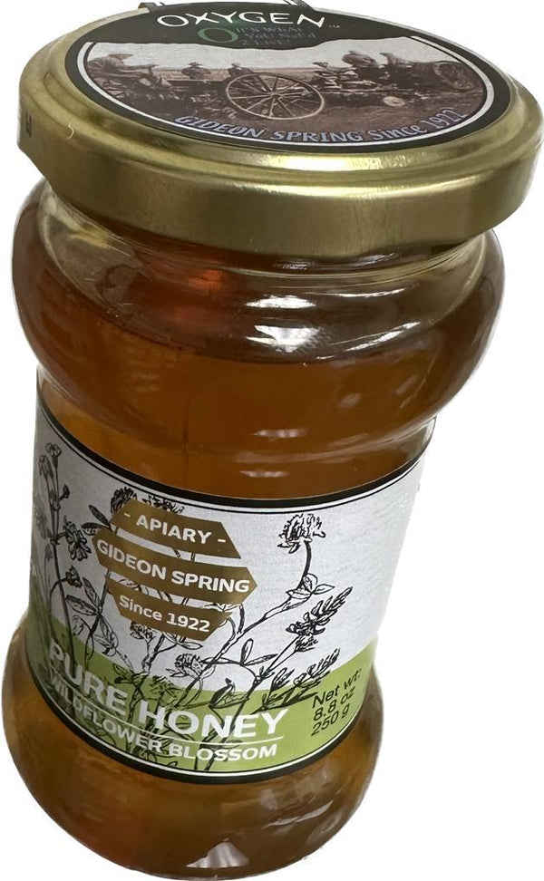 9 oz / 250 gram Wildflower Blossom Pure Honey Jars Made in Israel