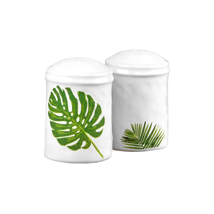 Palm Leaf Ceramic Cookie Jar-8